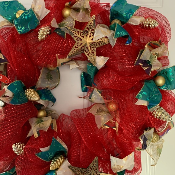 New handmade Christmas wreath - Picture 4 of 4